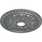Ekena Millwork Warsaw Ceiling Medallion (Fits Canopies up to 3 1/2"), 18"OD x 3 1/2"ID x 1 3/8"P, Platinum CM18WAPLS - alternate 2